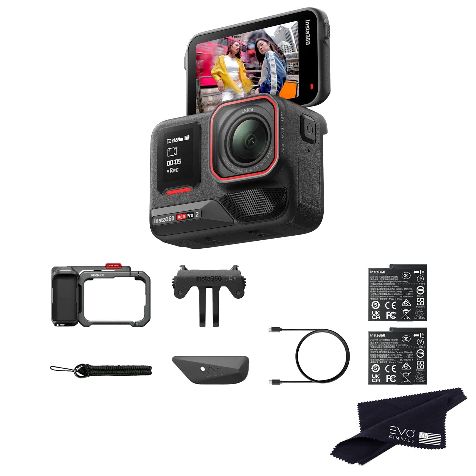 Insta360 Ace Pro 2 EVOGimbals.com No Card Xplorer