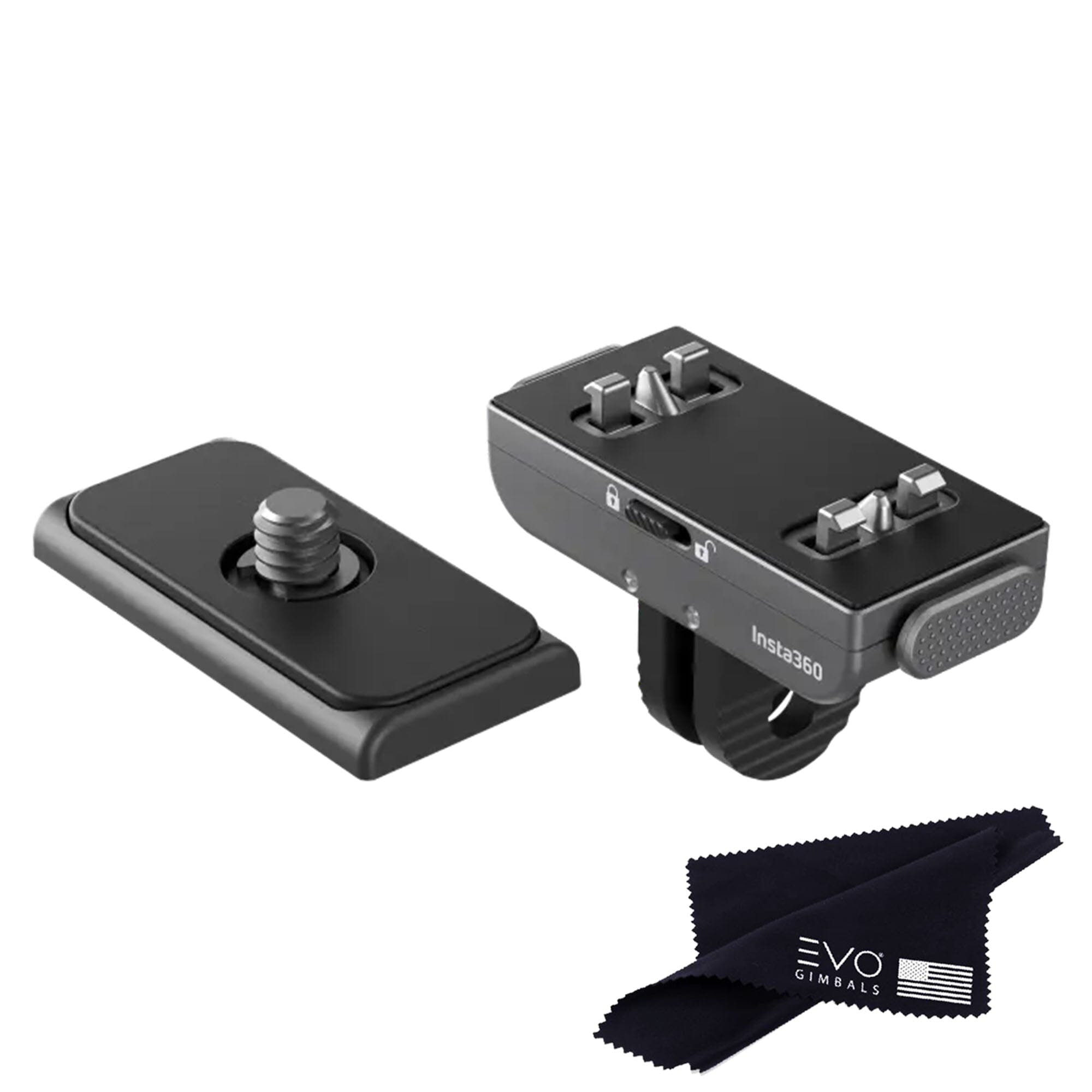 Insta360 Quick Release Mount(New Version), Compatiable X3/ONE RS/X/X2 Action Camera EVOGimbals.com