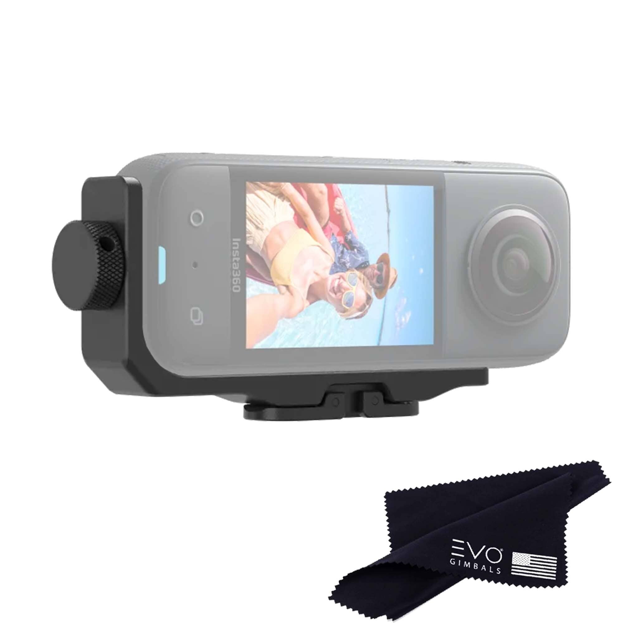 Insta360 X3 Horizontal Action Mount 360 camera EVOGimbals.com
