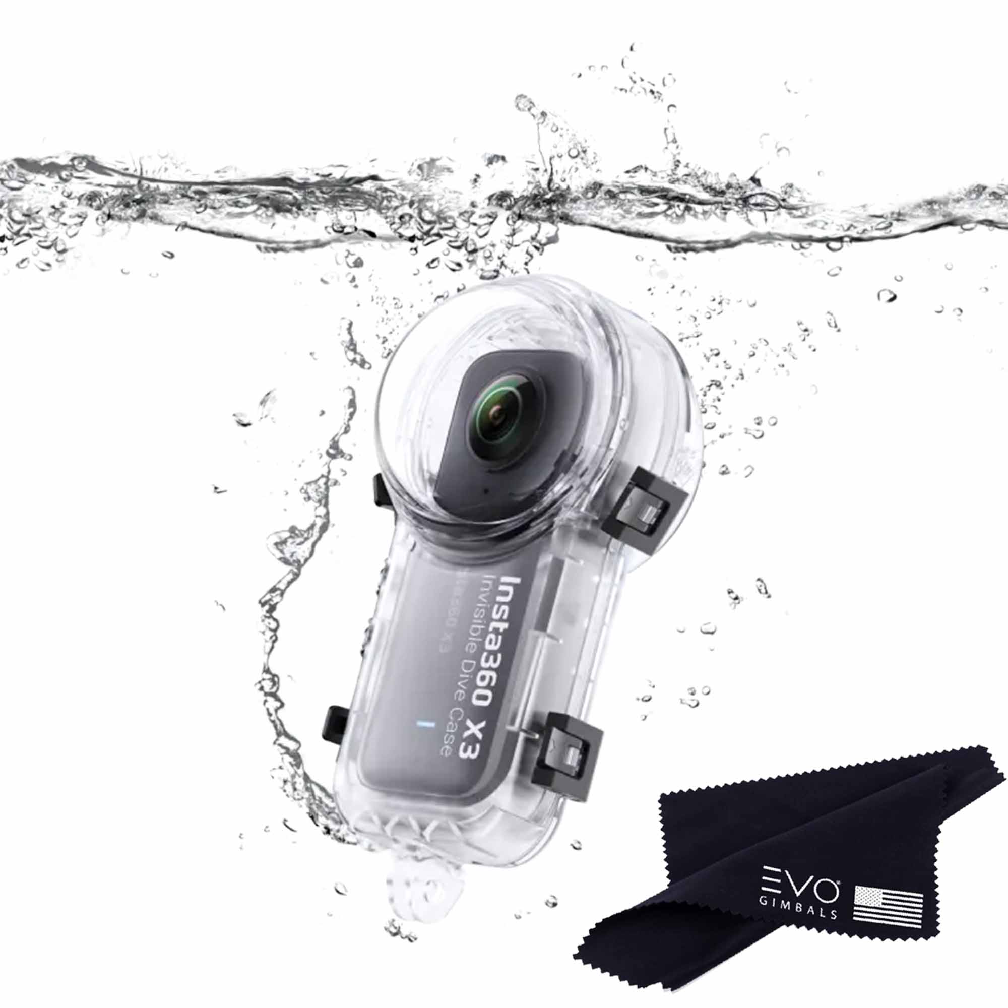 Insta360 X3 Invisible Dive Case(New) - Waterproof Up to 50m (164ft) Dive Case Insta360 dive case