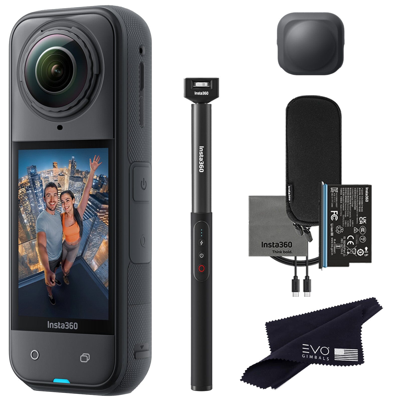 Insta360 X4 8K 360° Action Camera (Copy) 360 camera Insta360 No Card Power Selfie Stick Bundle