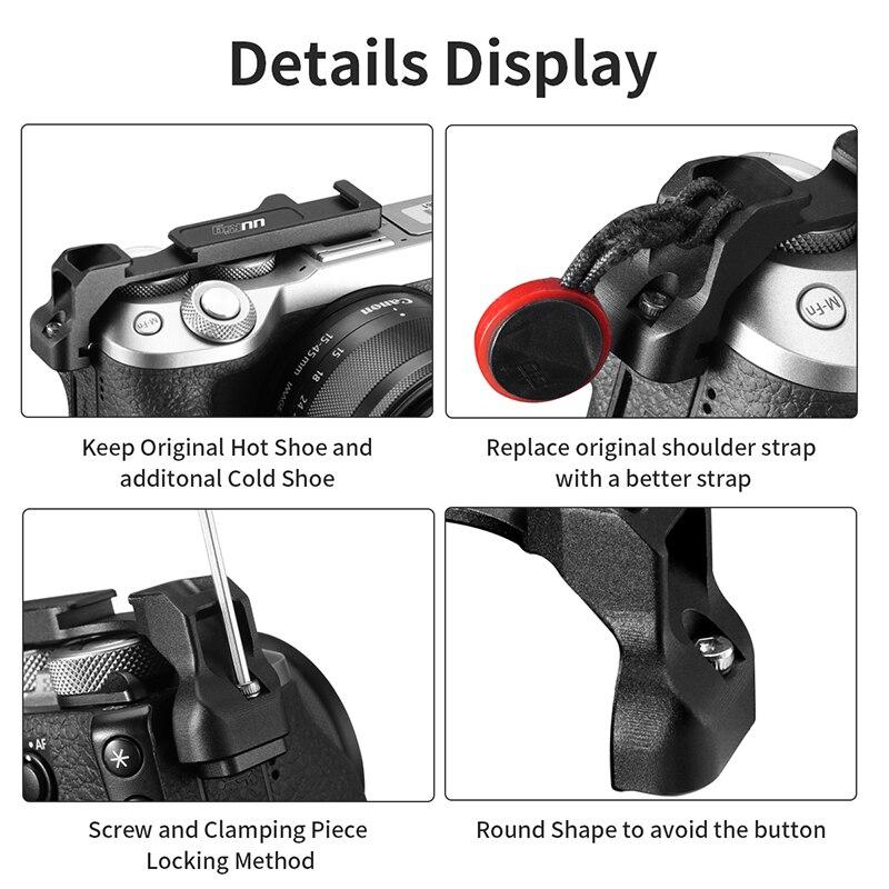 Hot Shoe Extension Bracket R038 for Canon M6 Mark II Camera Cages Ulanzi