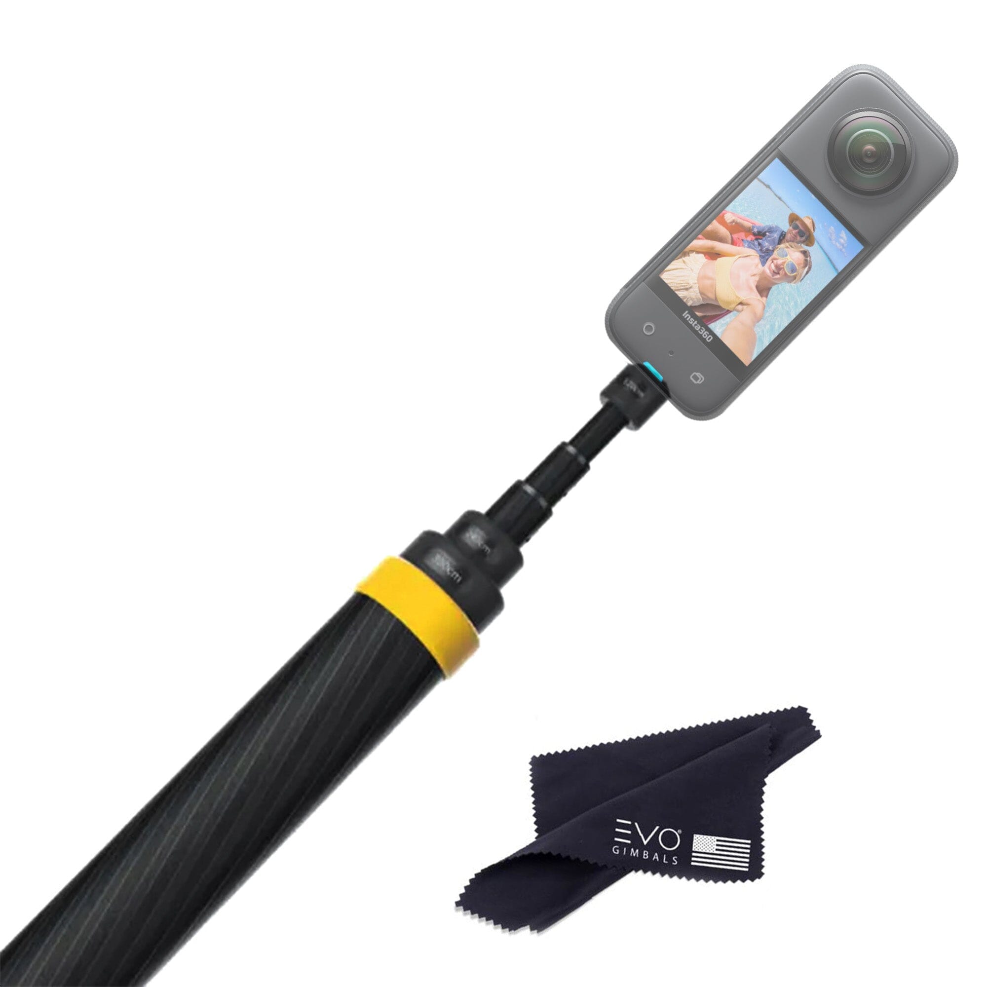 Invisible Selfie-stick Insta360 70cm (X3,ONE RS,ONE R,ONE X2,GO 2)