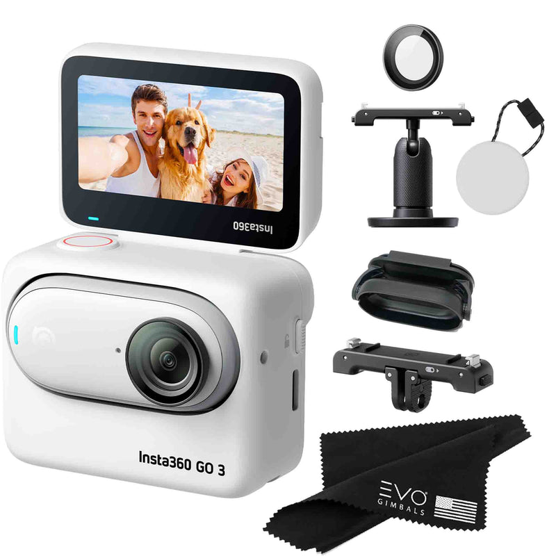 Insta360 GO 3 – Waterproof Tiny Mighty Action Camera Action Camera EVOGimbals.com CINSABKA-64GB-MOUNT 