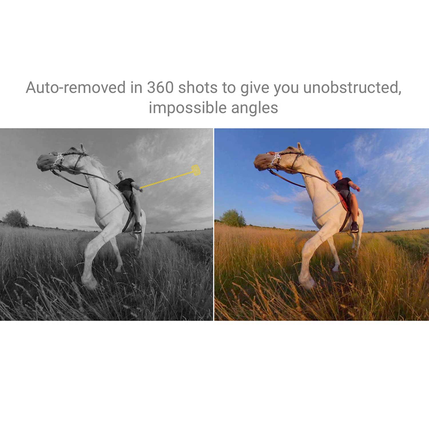 Insta360 Invisible Selfie Stick for ONE R Handles Insta360