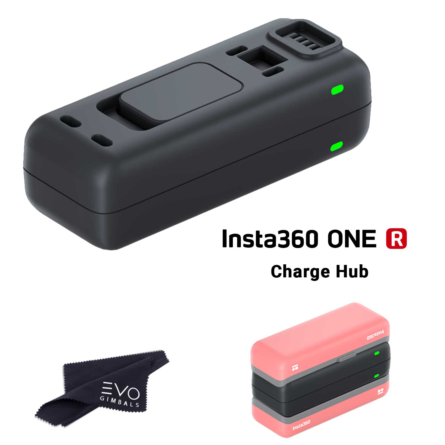 For Insta360 X3 Fast Charging Base Dual Battery Box Storage Case Charger US