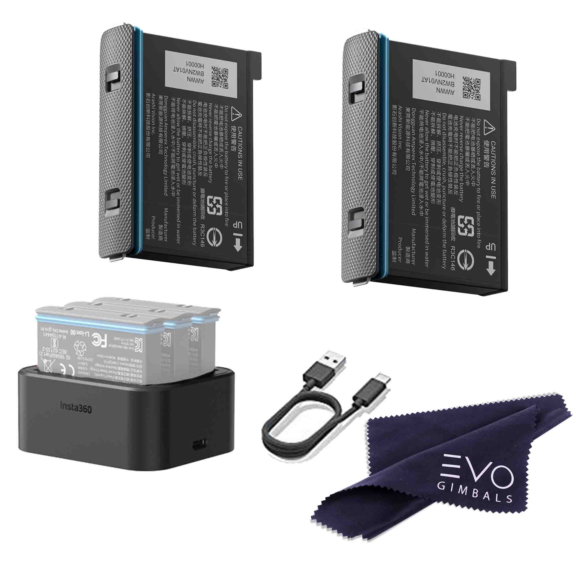Insta360 X3 Battery & Fast Charge Hub Bundle Batteries insta360