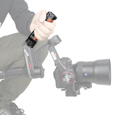 NICEYRIG Wood Handle for Zhiyun Weebill-S Gimbal EVOGimbals.com 