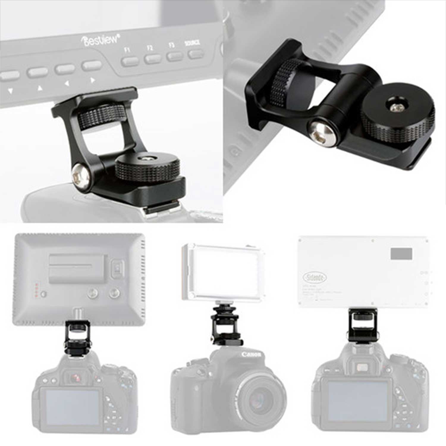 R007 Field Monitor Mount with 180 Tilt Mount Ulanzi
