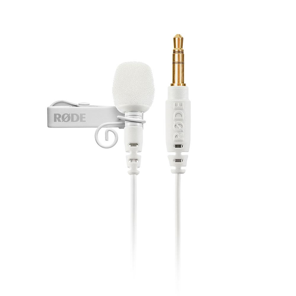Rode Lavalier GO Professional Grade Wearable Microphone Microphone RODE White