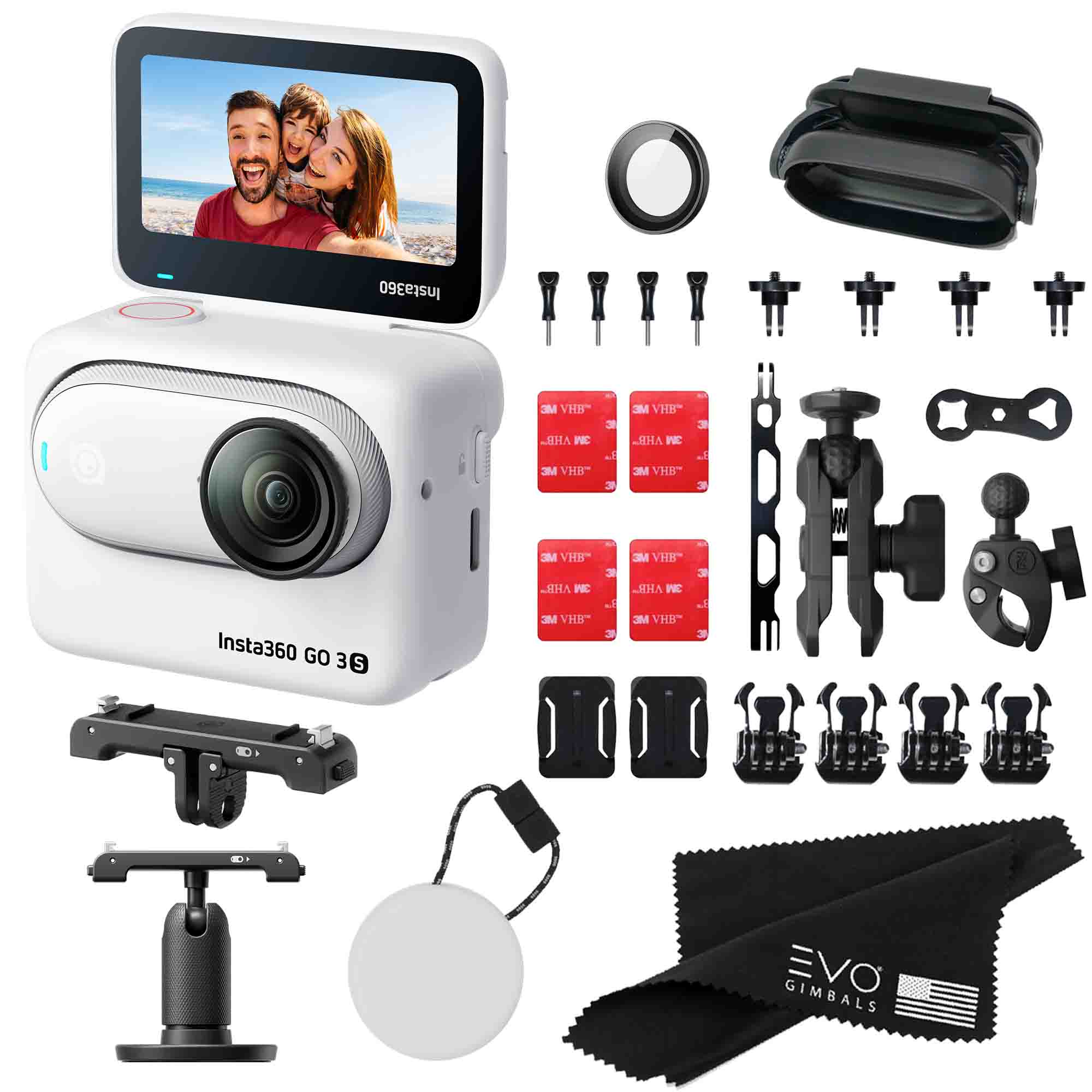 Insta360 GO 3S – Waterproof Tiny Mighty Action Camera with 4K 3840x216