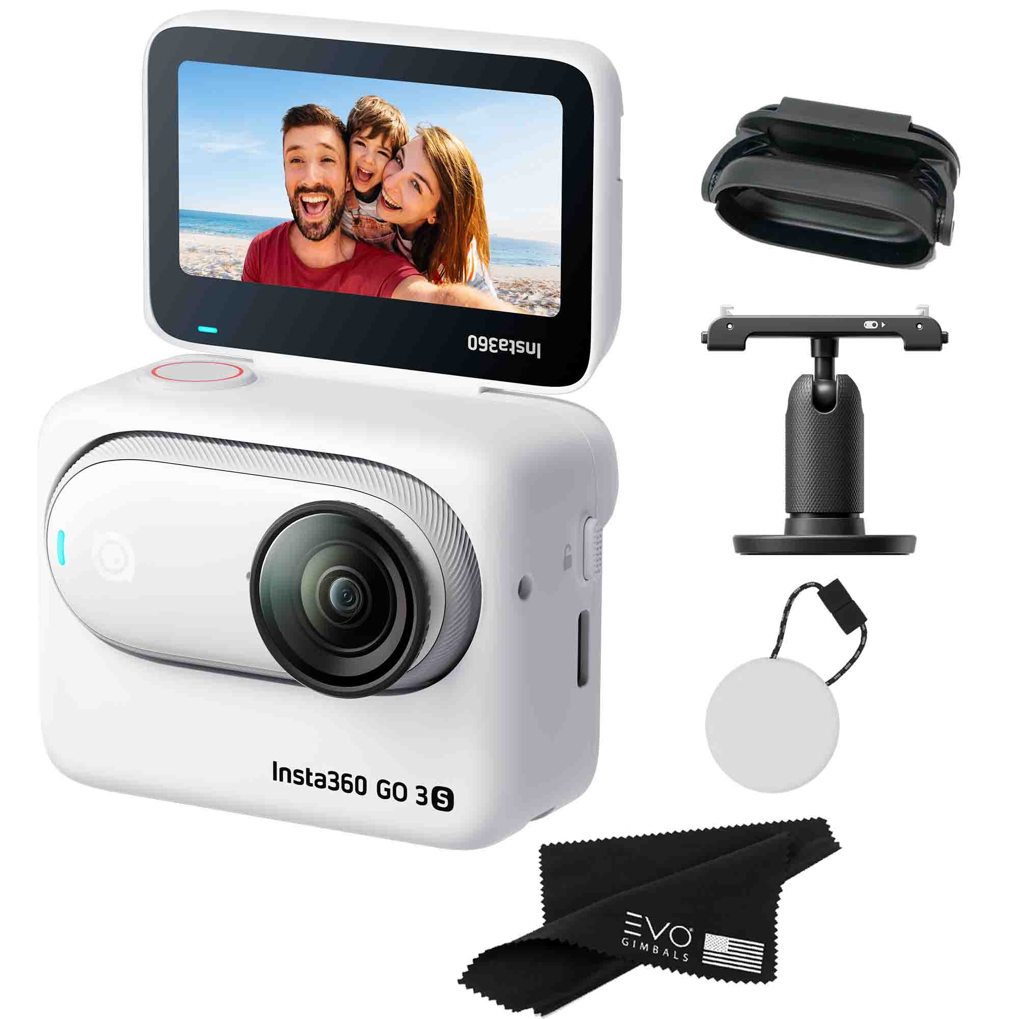 Insta360 GO 3S – Waterproof Tiny Mighty Action Camera with 4K 3840x216
