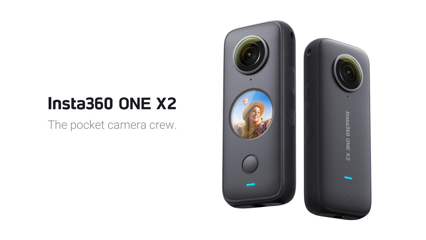 Insta360 ONE X2 Bundle with 128GB Memory Card & Invisible Selfie Stick