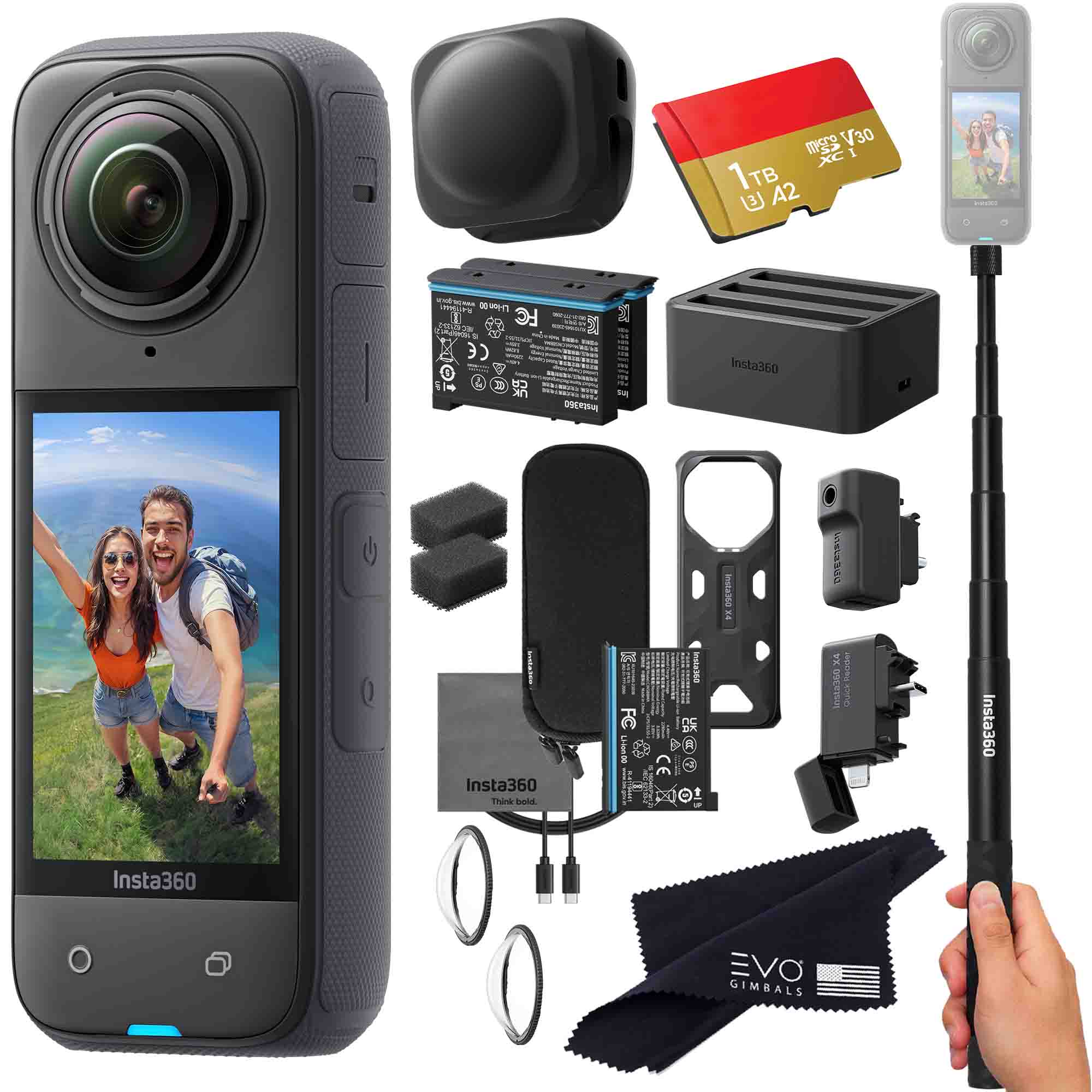 Insta360 X4 アクションカメラ Amazon | Insta360 X4-8K防水360度アクションカメラ、4K広角動画