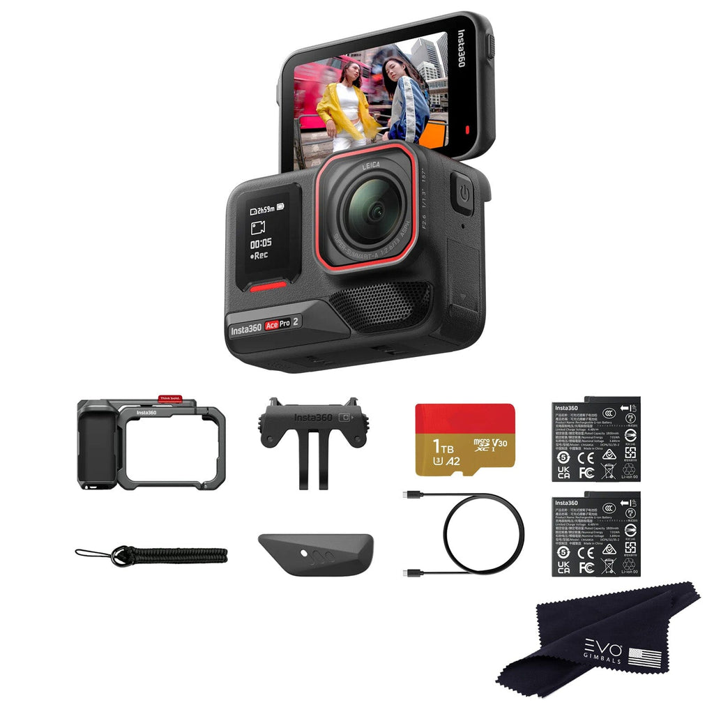 Insta360 Ace Pro 2 EVOGimbals.com 1TB Xplorer 
