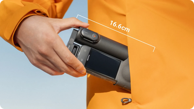 Insta360 Foldable 2-in-1 Selfie Stick Remote Kit (1/4" Mount) for insta360 X5/X4 EVOGimbals.com 