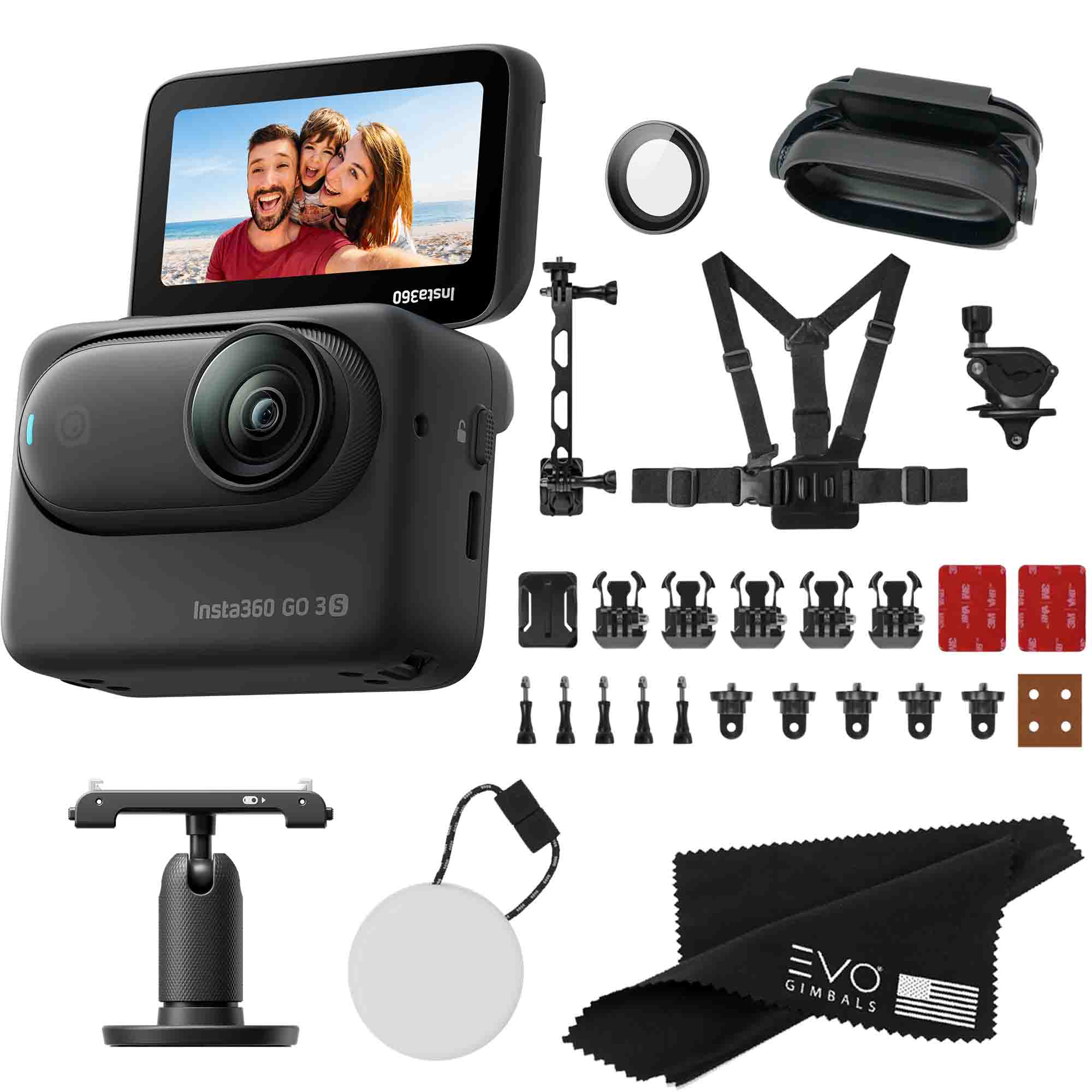 インスタ360 GO3S Amazon.com : Insta360 GO 3S Midnight Black (64GB) – 4K Video Small