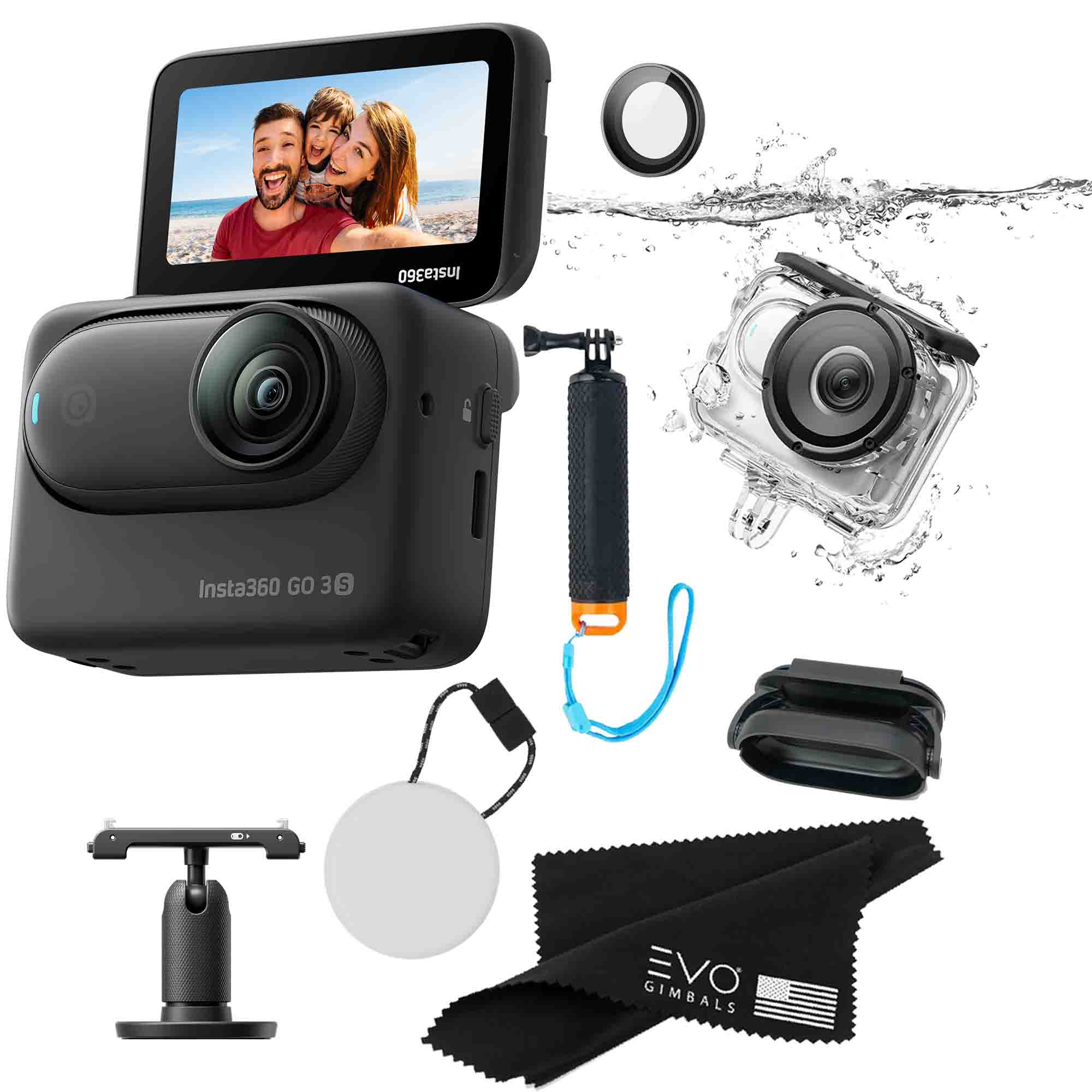 ビデオカメラ Insta360 GO Amazon.com: Insta360 GO 3S (White) 128GB Tiny Mighty 4K Action