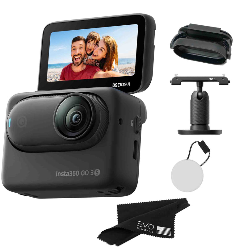Insta360 GO 3S EVOGimbals.com 64GB Black Standard 