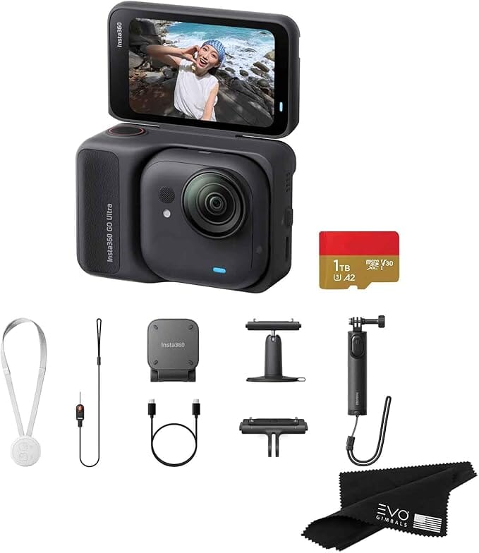 Insta360 GO Ultra EVOGimbals.com Creator Bundle-1TB 