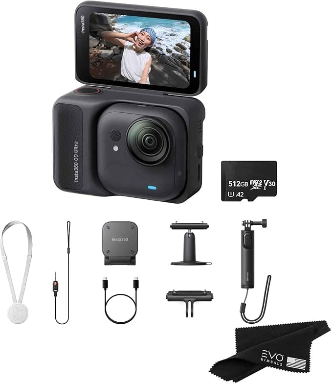 Insta360 GO Ultra EVOGimbals.com Creator Bundle-512GB 