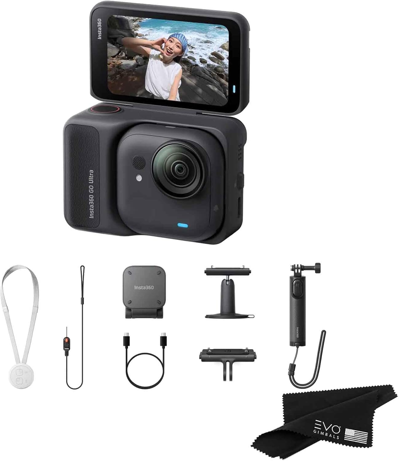 Insta360 GO Ultra EVOGimbals.com Creator Bundle-No Card 