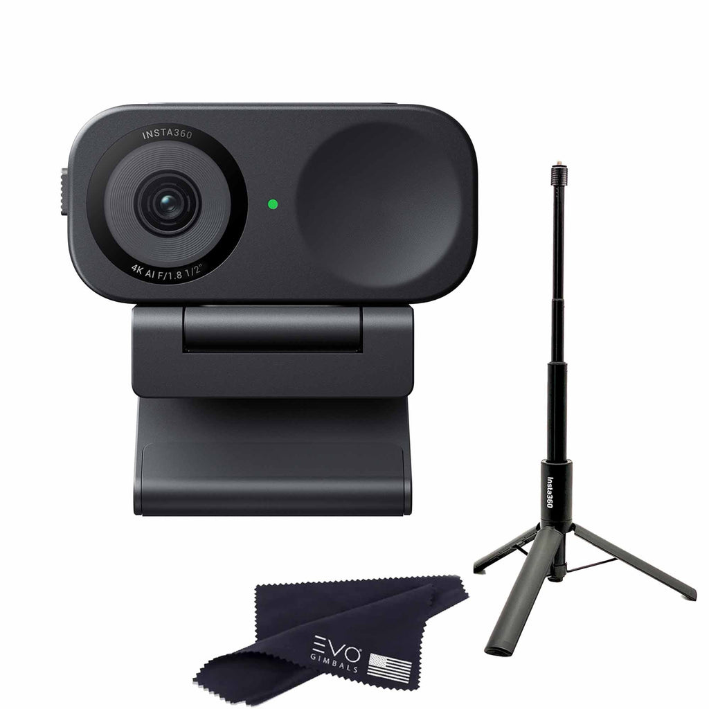 Insta360 Link 2C EVOGimbals.com Link 2C with Tripod Selfie Stick 
