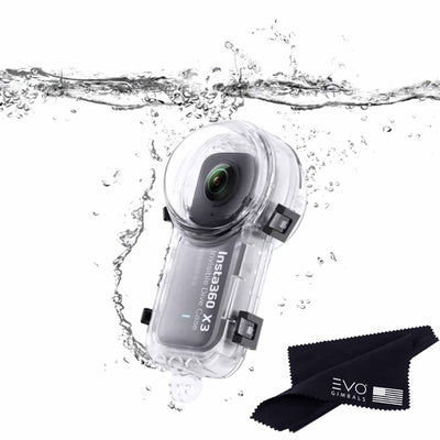 Insta360 X3 Invisible Dive Case(New) - Waterproof Up to 50m (164ft) Dive Case Insta360 dive case 