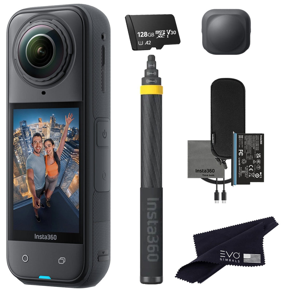 Insta360 X4 8K 360° Action Camera (Copy) 360 camera Insta360 128GB 3m Extended Selfie Stick Bundle 