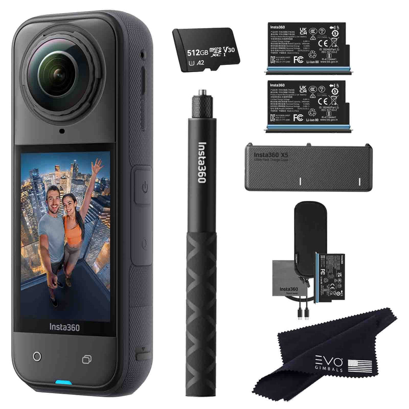 Insta360 X4 8K 360° Action Camera (Copy) 360 camera Insta360 512GB Battery and Charger Bundle 