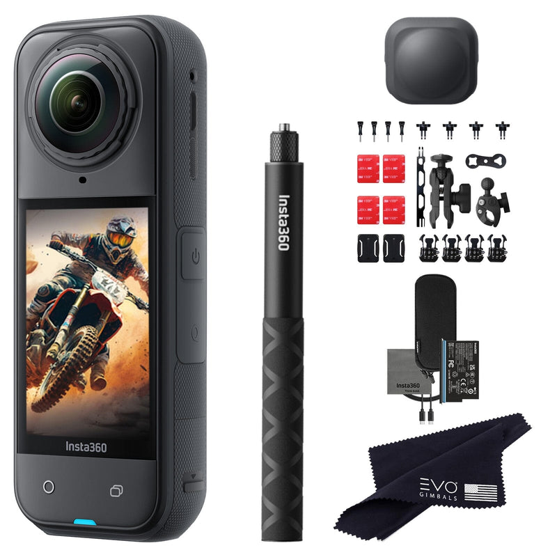 Insta360 X4 8K 360° Action Camera (Copy) 360 camera Insta360 No Card Motorcycle Bundle 
