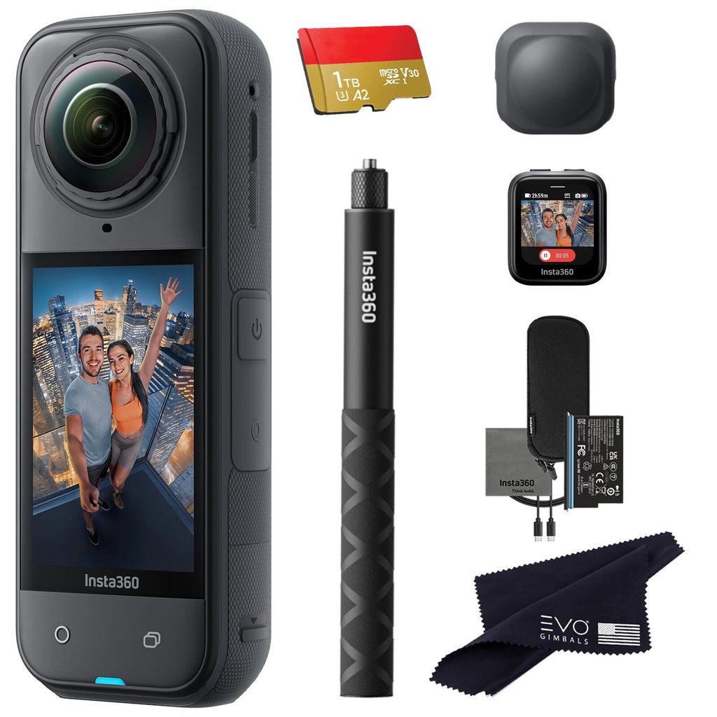 Insta360 X5 8K 360° Action Camera 360 camera Insta360 1TB Remote Bundle 