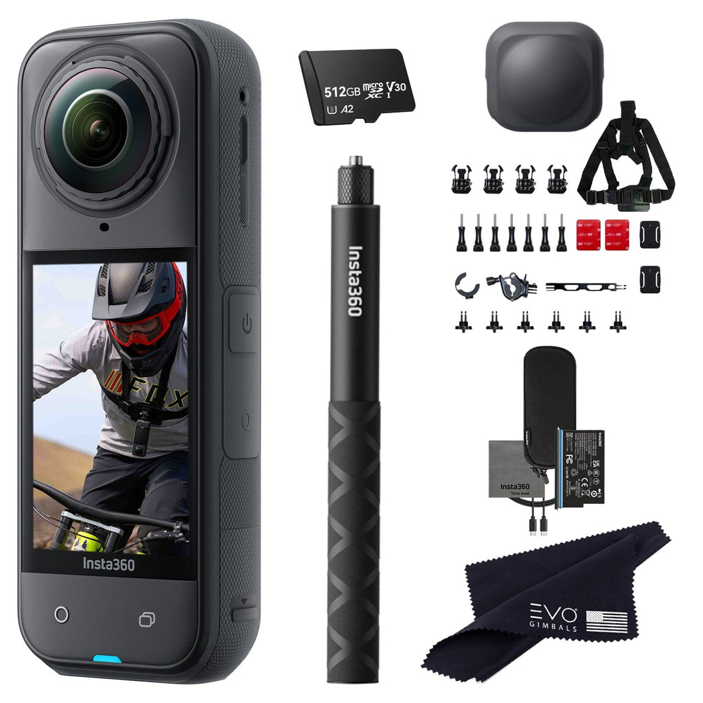 Insta360 X5 8K 360° Action Camera 360 camera Insta360 512GB Bike Bundle 