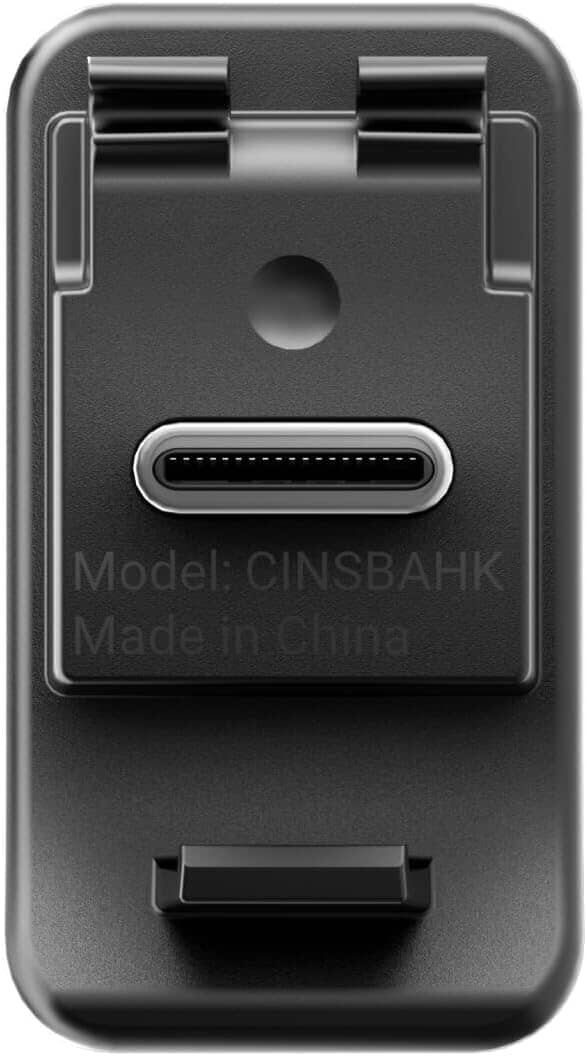 insta360 X5 Mic Adapter, External Microphone Adapter X5 Camera,Type-C and 3.5mm Audio Ports Support Charging While Recording EVOGimbals.com 