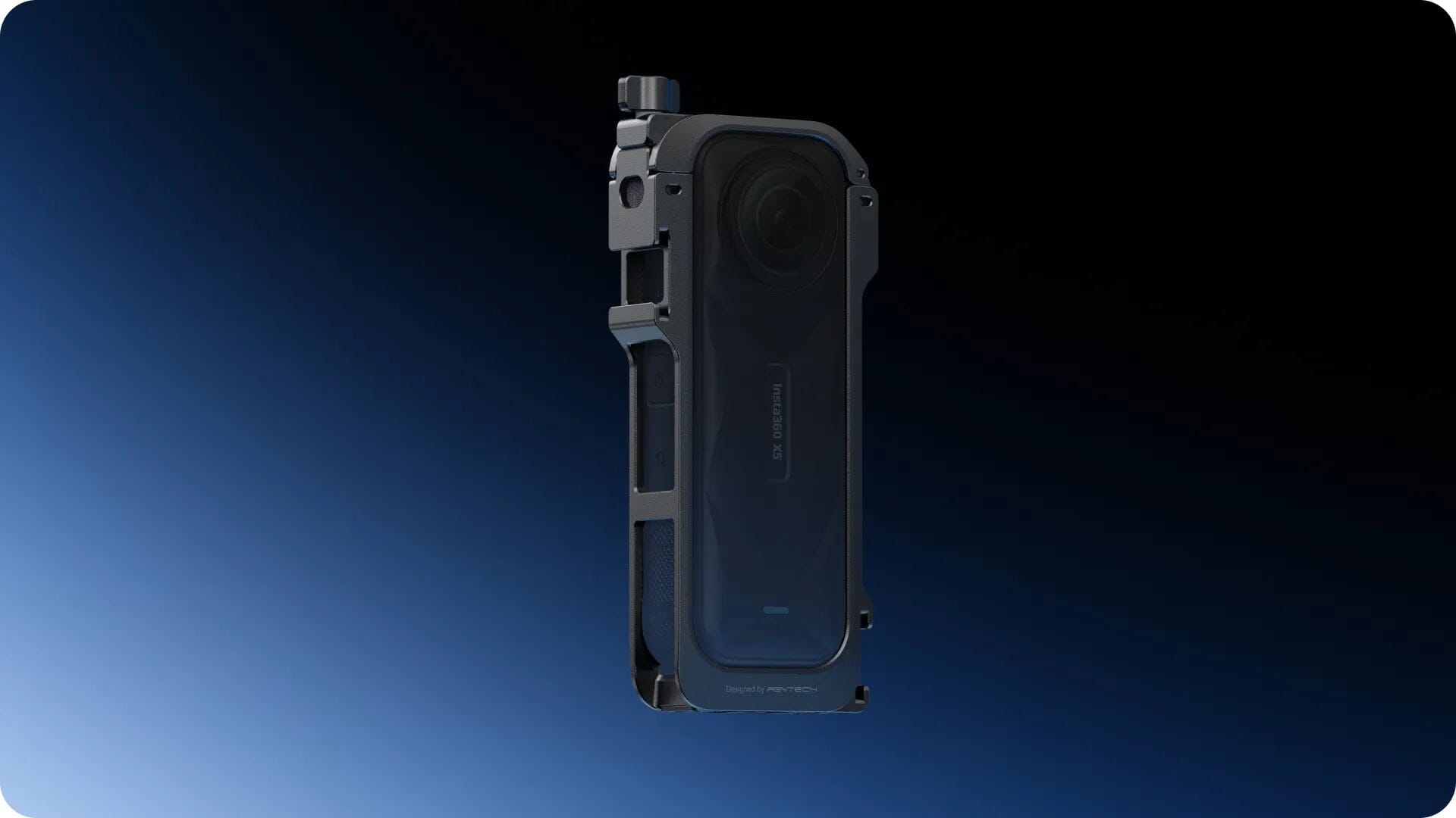 insta360 X5 Utility Frame, Multifunction Utility Frame, Aluminum Cage with Silicone Lens, Protective Cold Shoe Interface with 1/4" Threads Cold Shoe Mount Folding Fingers EVOGimbals.com 