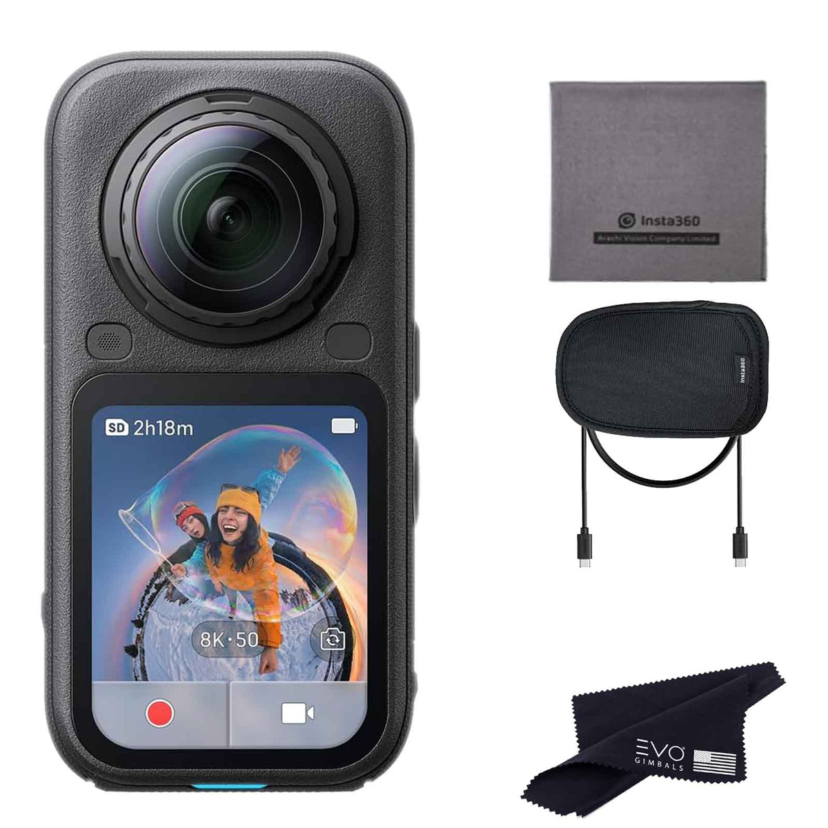 Insta360 X6 Essentials Bundle EVOGimbals.com Standard Bundle -No Card 