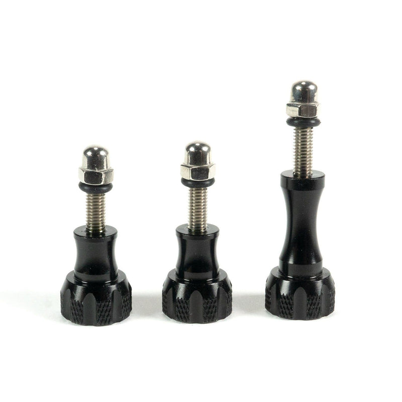 Aluminum Thumbscrew Set for GoPro Ecosystem (3 Pack) Mounts EVO Gimbals 