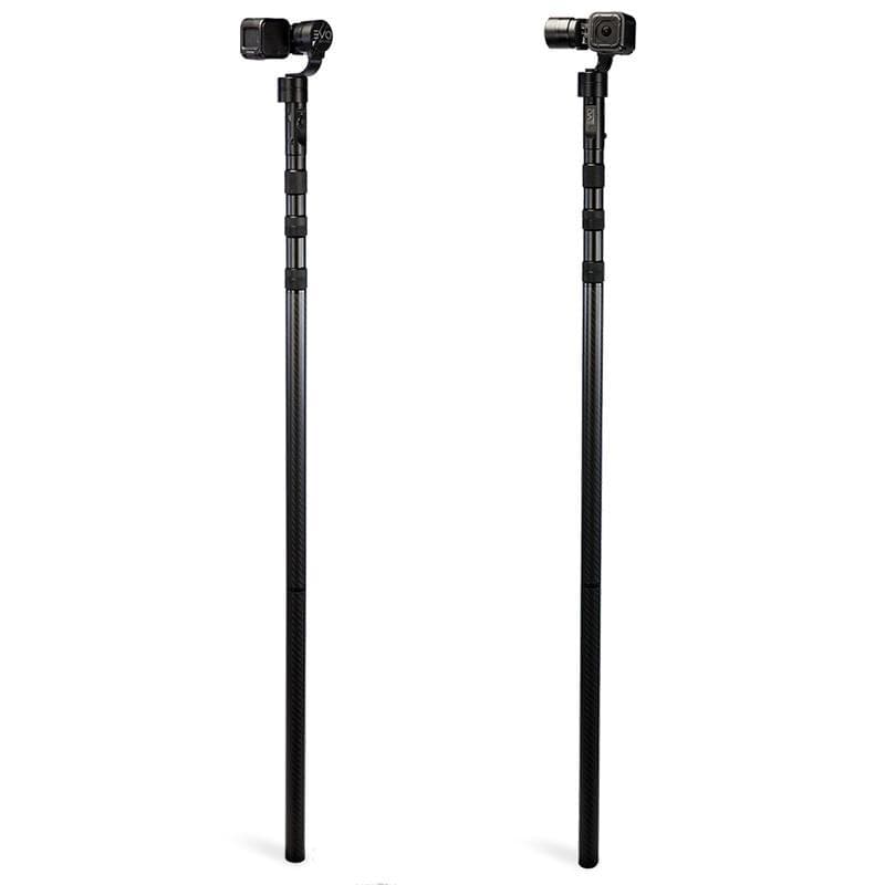 Evo 25mm 3K Carbon Fiber Extension Pole Set for Handheld Gimbals