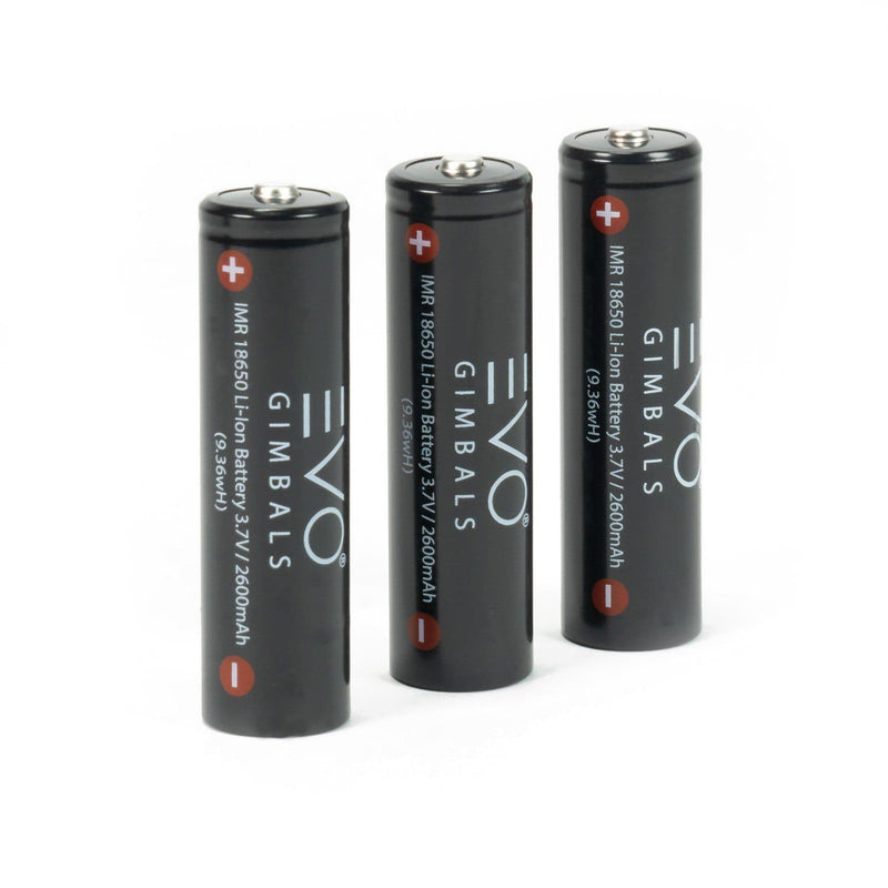 EVO IMR-18650 HC Li-Ion Batteries 2600mAh (3 Pack) Batteries EVO Gimbals 