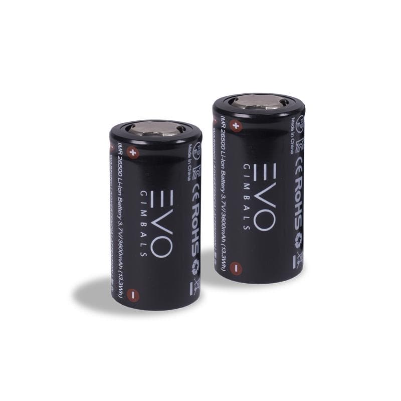 EVO IMR 26500 Li-Ion Battery Set Batteries EVO Gimbals 