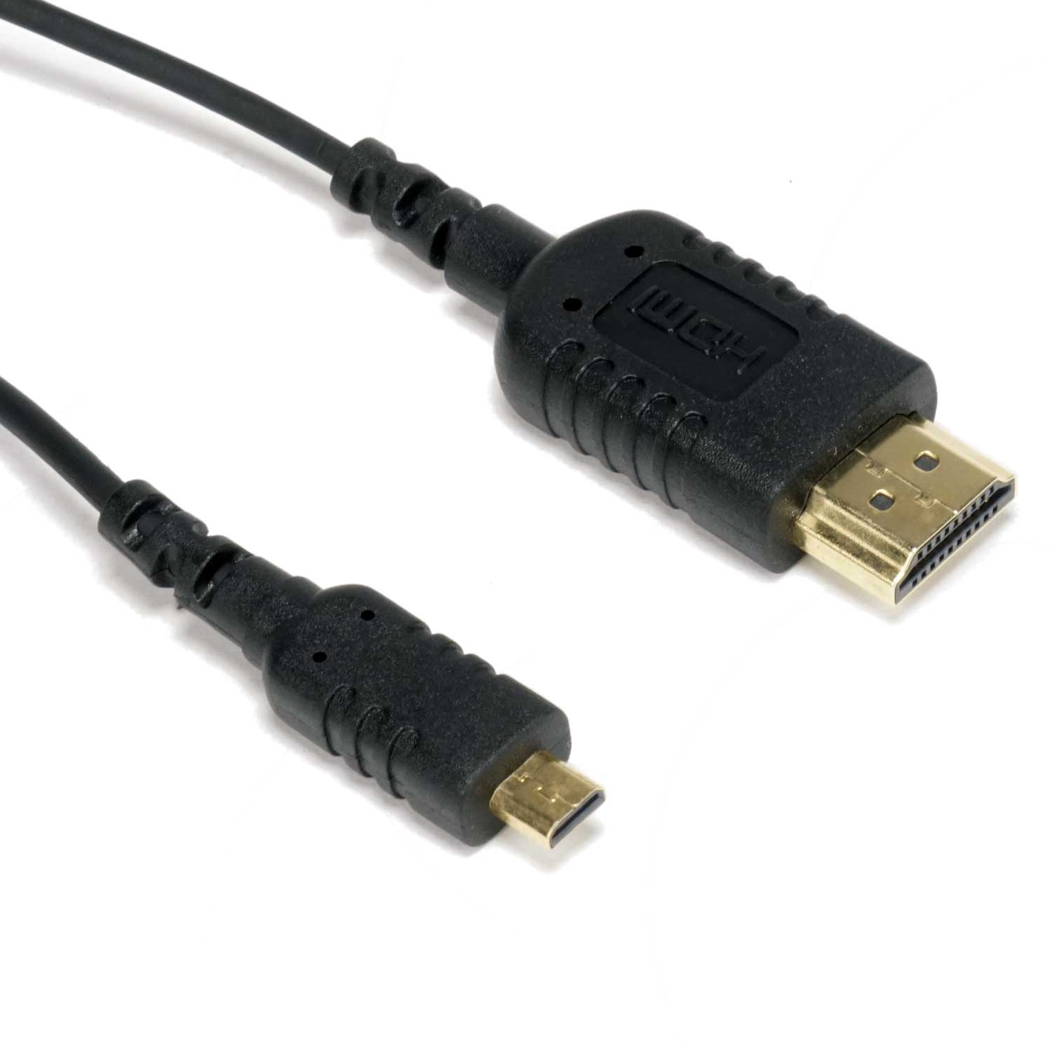 L Rto Micro Hdmi Cable EVO Gimbals ReFlex Ultra Thin & Flexible HDMI to Micro HDMI Cable 3 FT ...