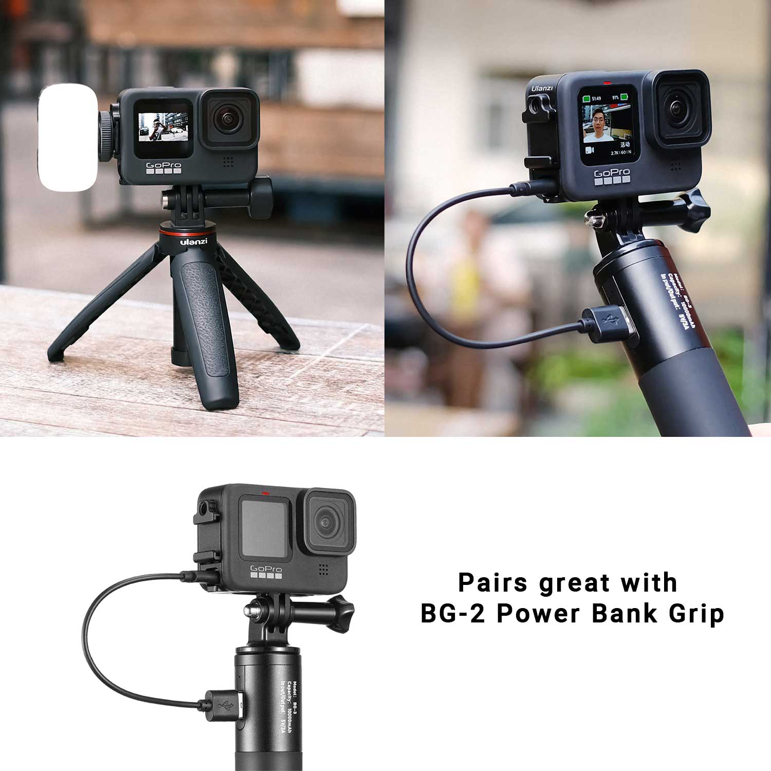 G9-6 Multifunctional Battery Door for GoPro HERO9 G9-6 Multifunctional Battery Door for GoPro HERO9