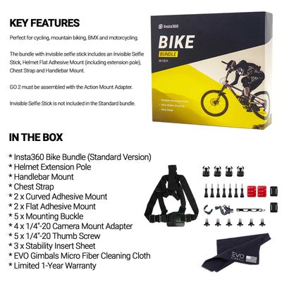 Insta360 Bike Bundle in the box