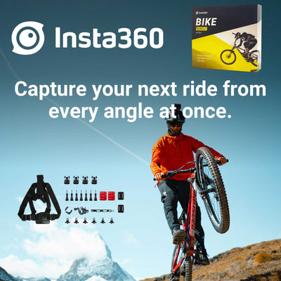 Insta360 Bike Bundle with Chest, Helmet and handlebar mounts