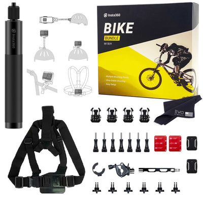 Insta360 Bike Mount Bundle Mounts Insta360 With Invisible Selfie Stick (70cm) 