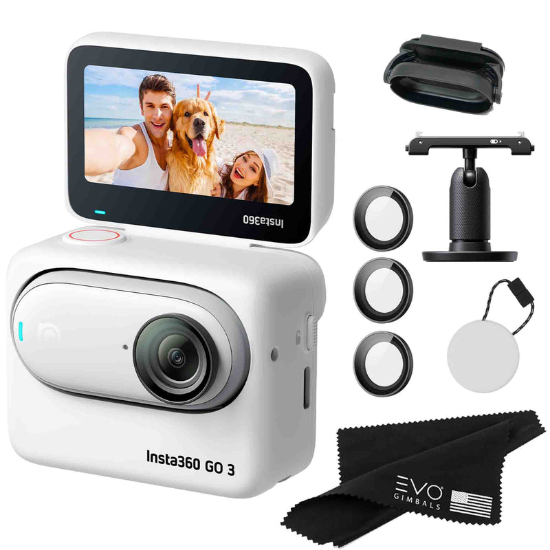 Insta360 GO 3 – Waterproof Tiny Mighty Action Camera Action Camera EVOGimbals.com CINSABKA-64GB-LG 