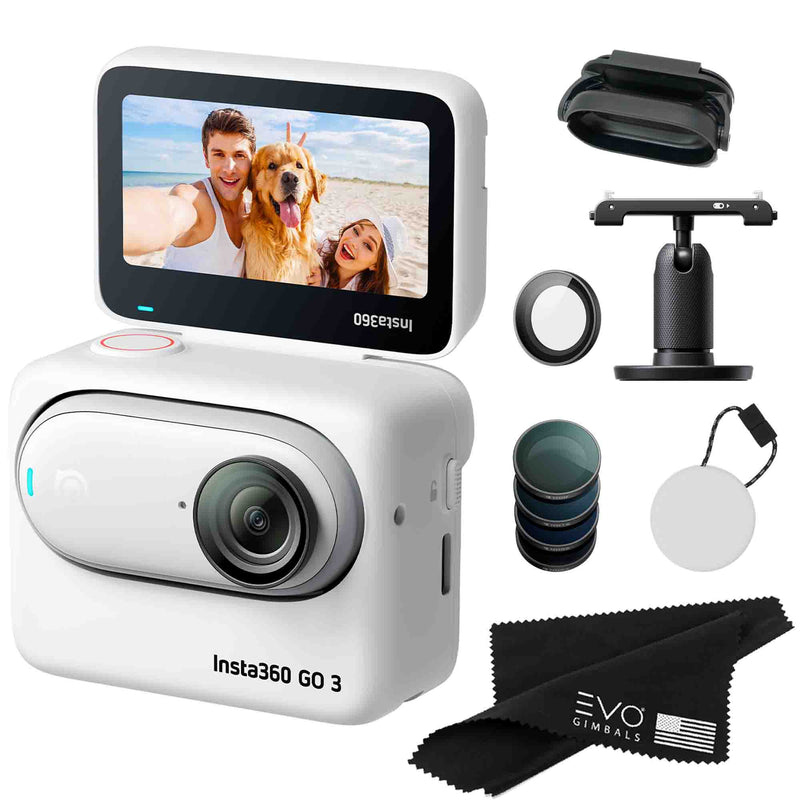 Insta360 GO 3 – Waterproof Tiny Mighty Action Camera Action Camera EVOGimbals.com GO 3-64GB-Filter Set 