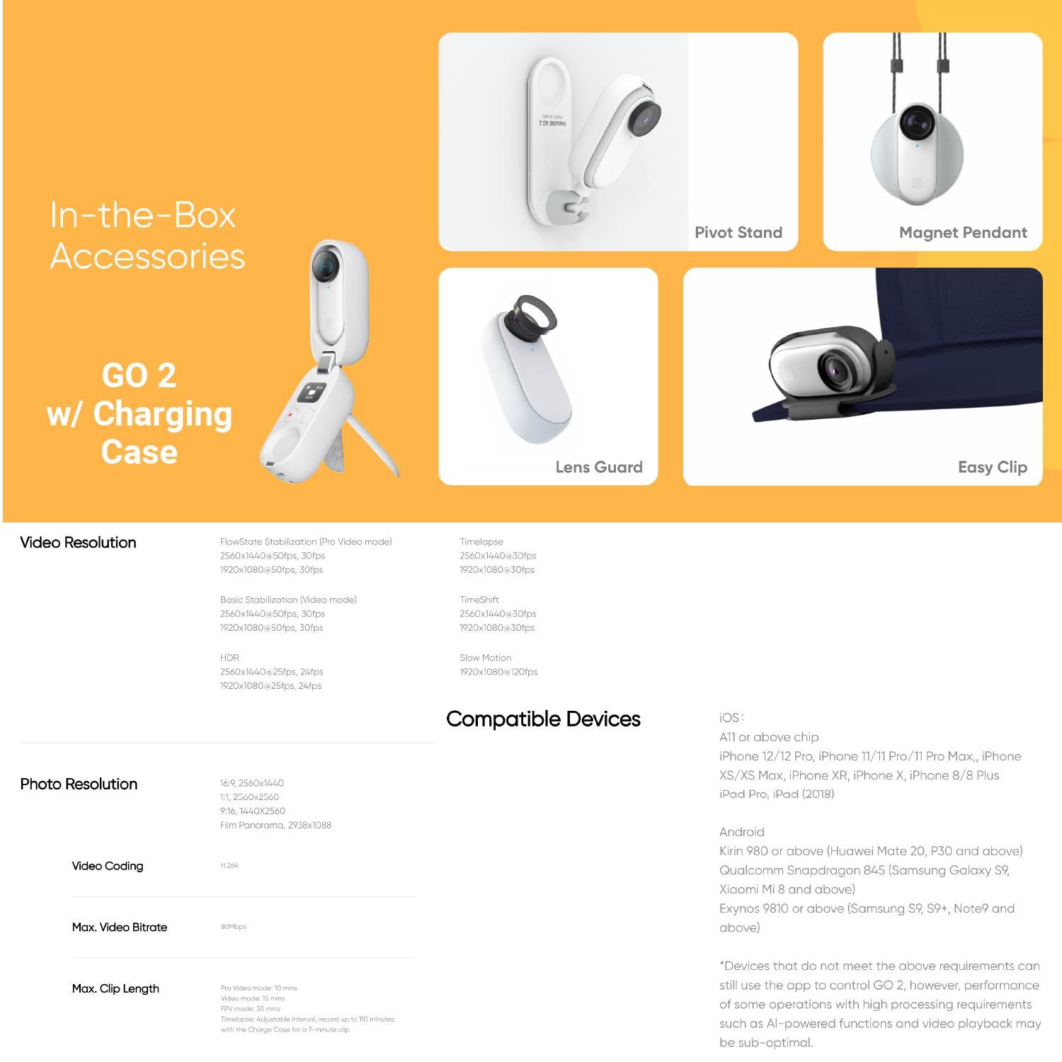 Buy Insta360 GO2 - Fast Free 2 Day Shipping + 10% OFF First