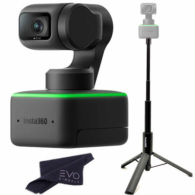Insta360 Link UHD 4K AI Webcam Webcams Insta360 Add 2-in-1 selfie stick 