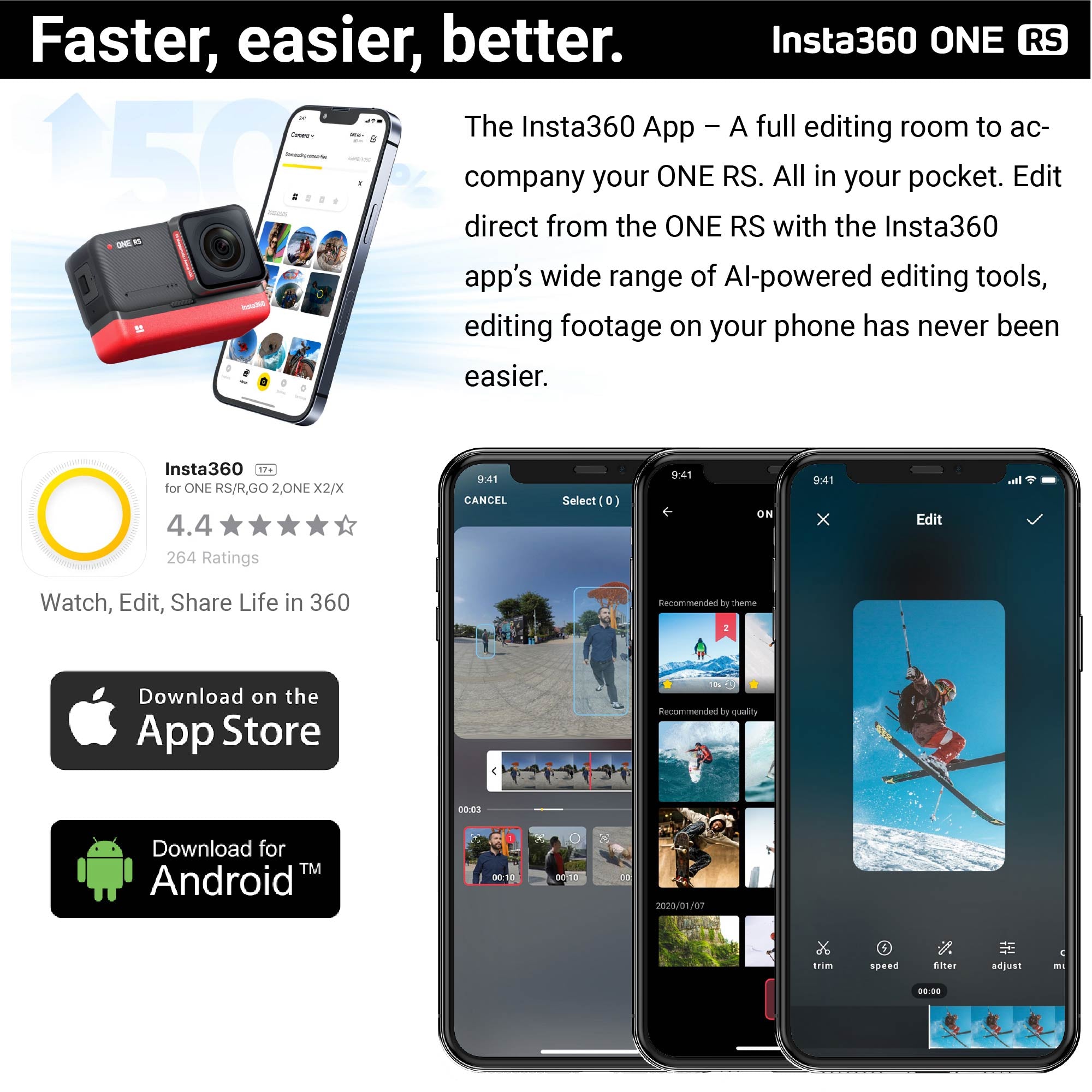 Insta360 ONE RS Twin Edition Insta360 